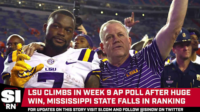 AP Top 25 Week 9 Rankings